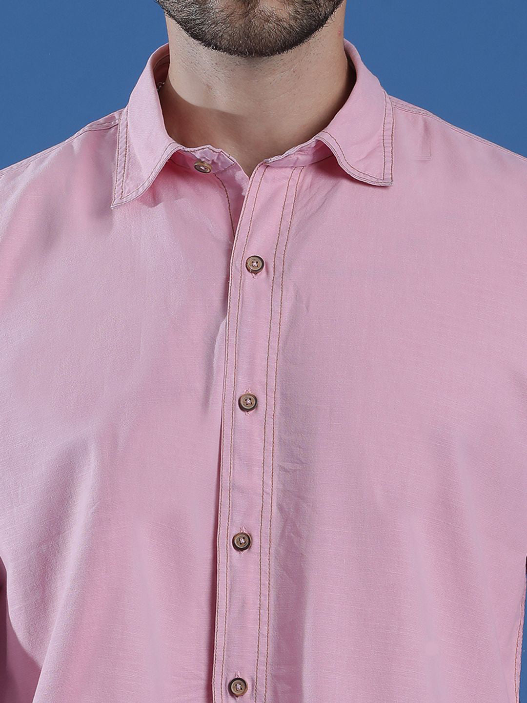 Men Solid Smart Opaque Casual Shirt