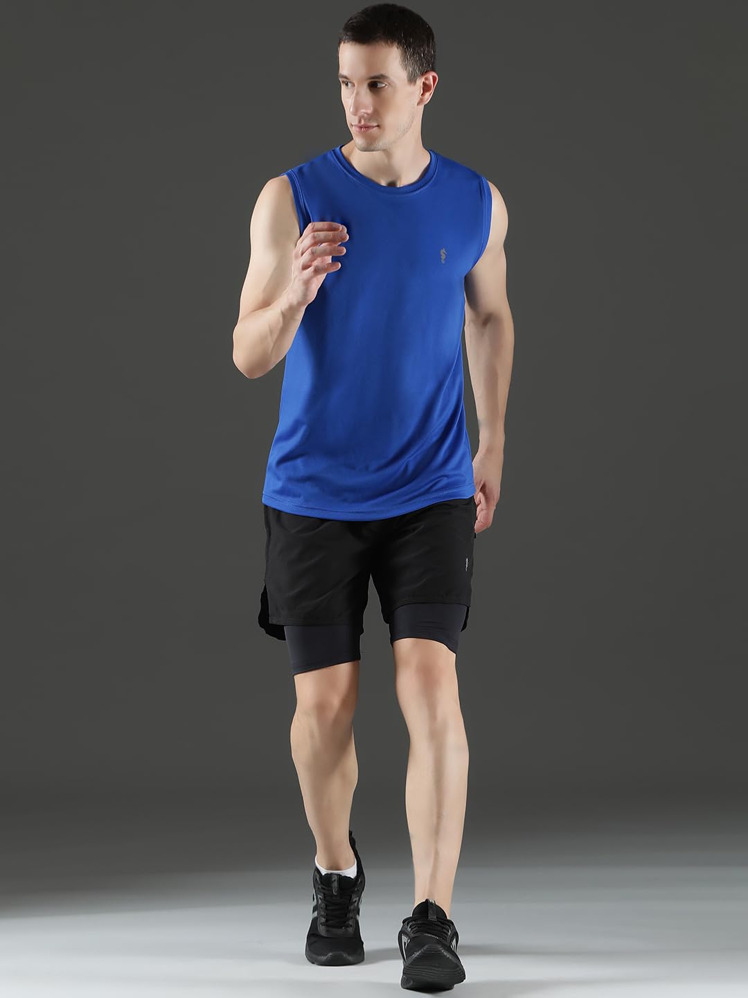 Men's Sports Co-Ord Set – Blue Performance Gym Wear - Image 6