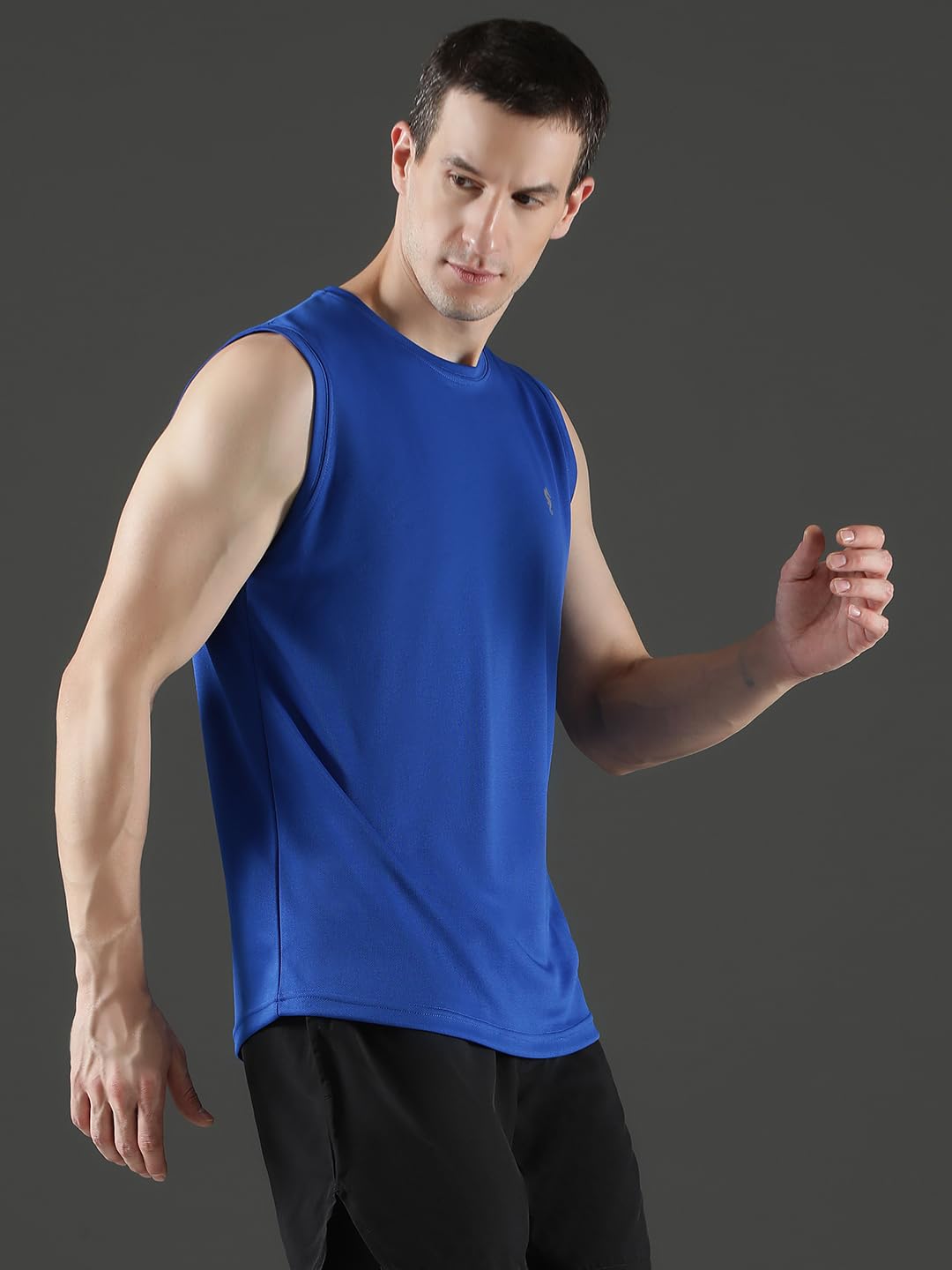 Men's Sports Co-Ord Set – Blue Performance Gym Wear - Image 5