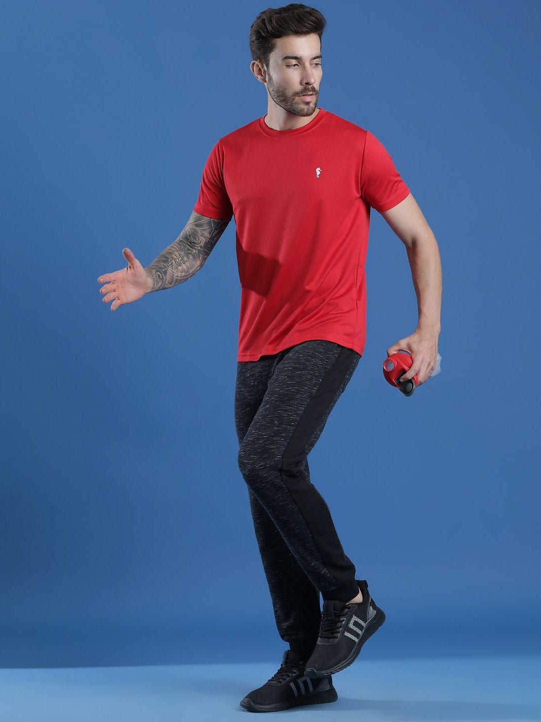Men’s Round Neck T-Shirt – Regular Fit Casual Half Sleeve Cotton Tee