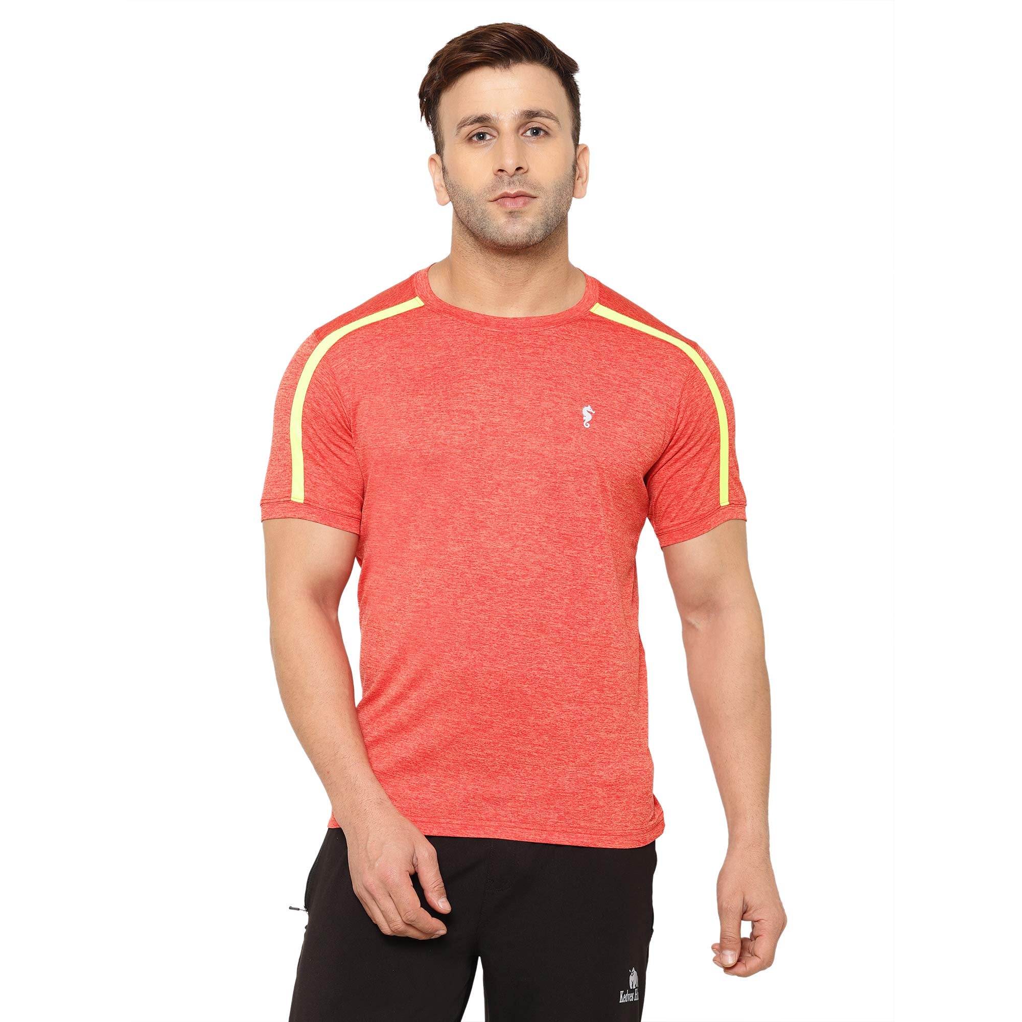 Eppe Orange Cationic Polyester Sports T-Shirt – Neon Stripe