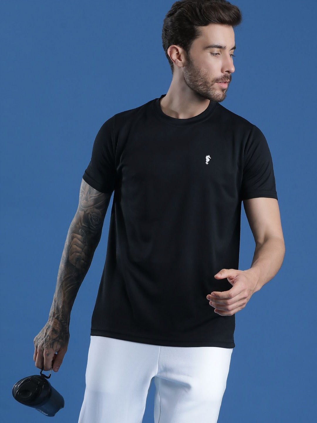 Men’s Round Neck T-Shirt – Regular Fit Casual Half Sleeve Cotton Tee