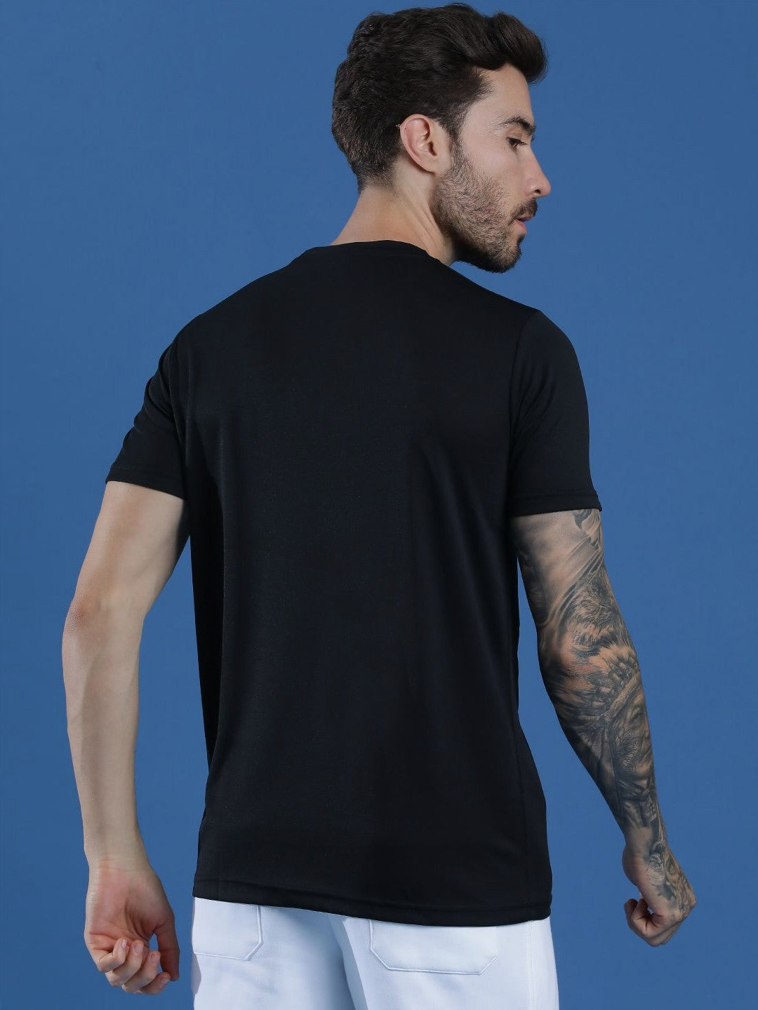 Men’s Round Neck T-Shirt – Regular Fit Casual Half Sleeve Cotton Tee