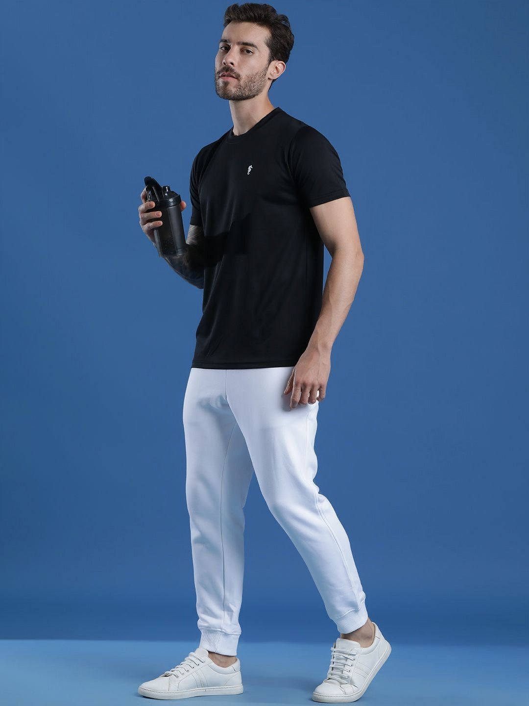 Men’s Round Neck T-Shirt – Regular Fit Casual Half Sleeve Cotton Tee