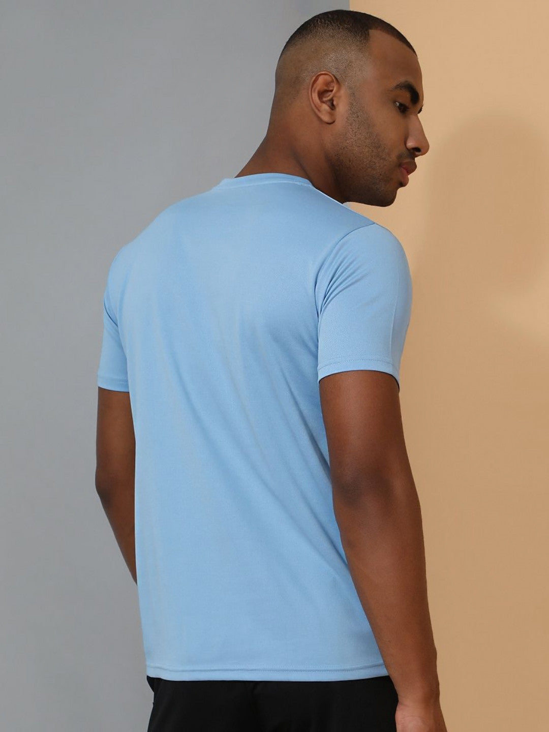 Men’s Round Neck T-Shirt – Regular Fit Casual Half Sleeve Cotton Tee