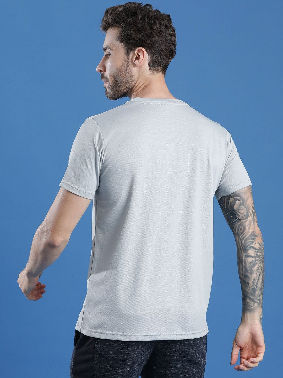 Men’s Round Neck T-Shirt – Regular Fit Casual Half Sleeve Cotton Tee