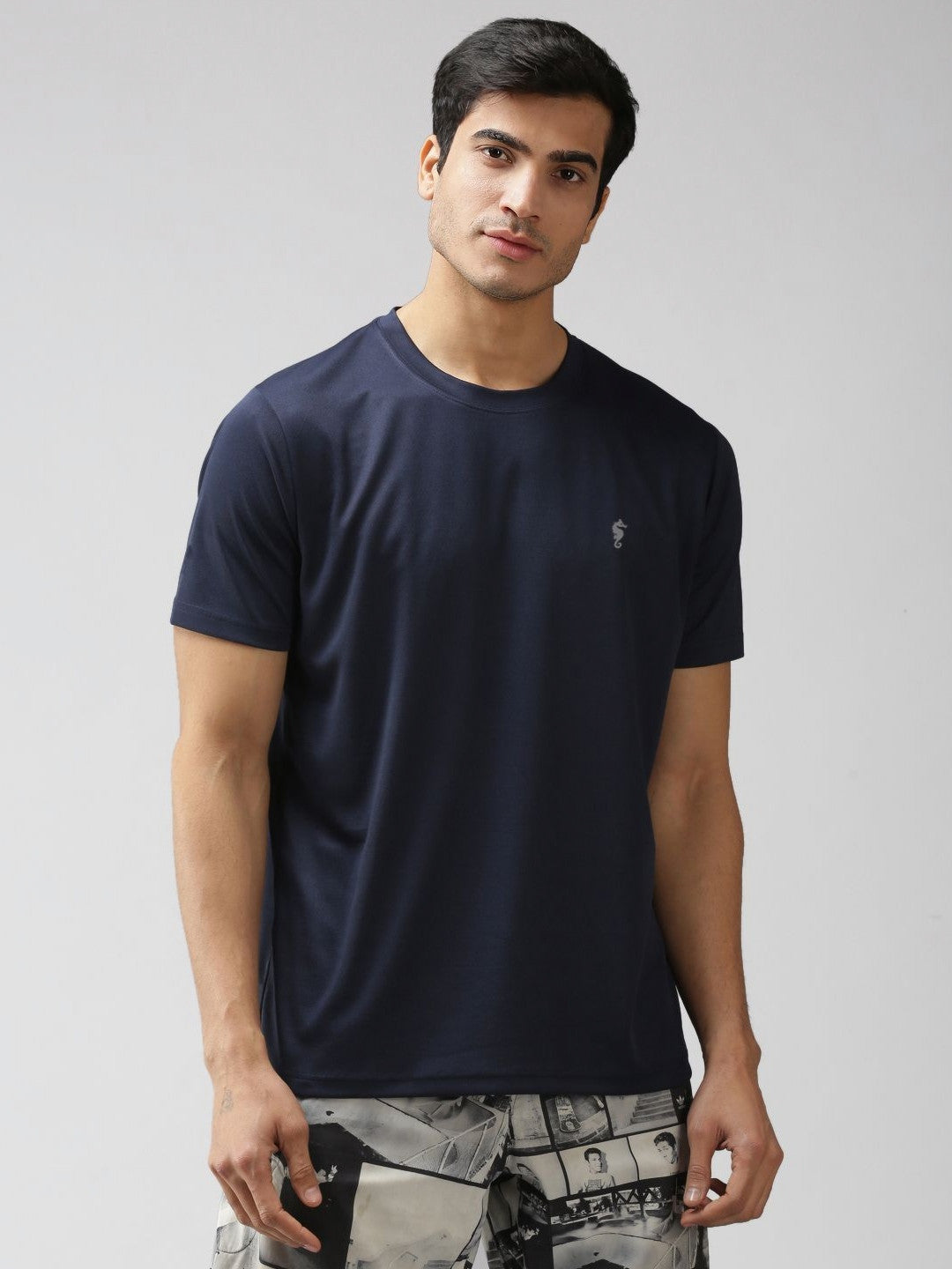 Men’s Round Neck T-Shirt – Regular Fit Casual Half Sleeve Cotton Tee