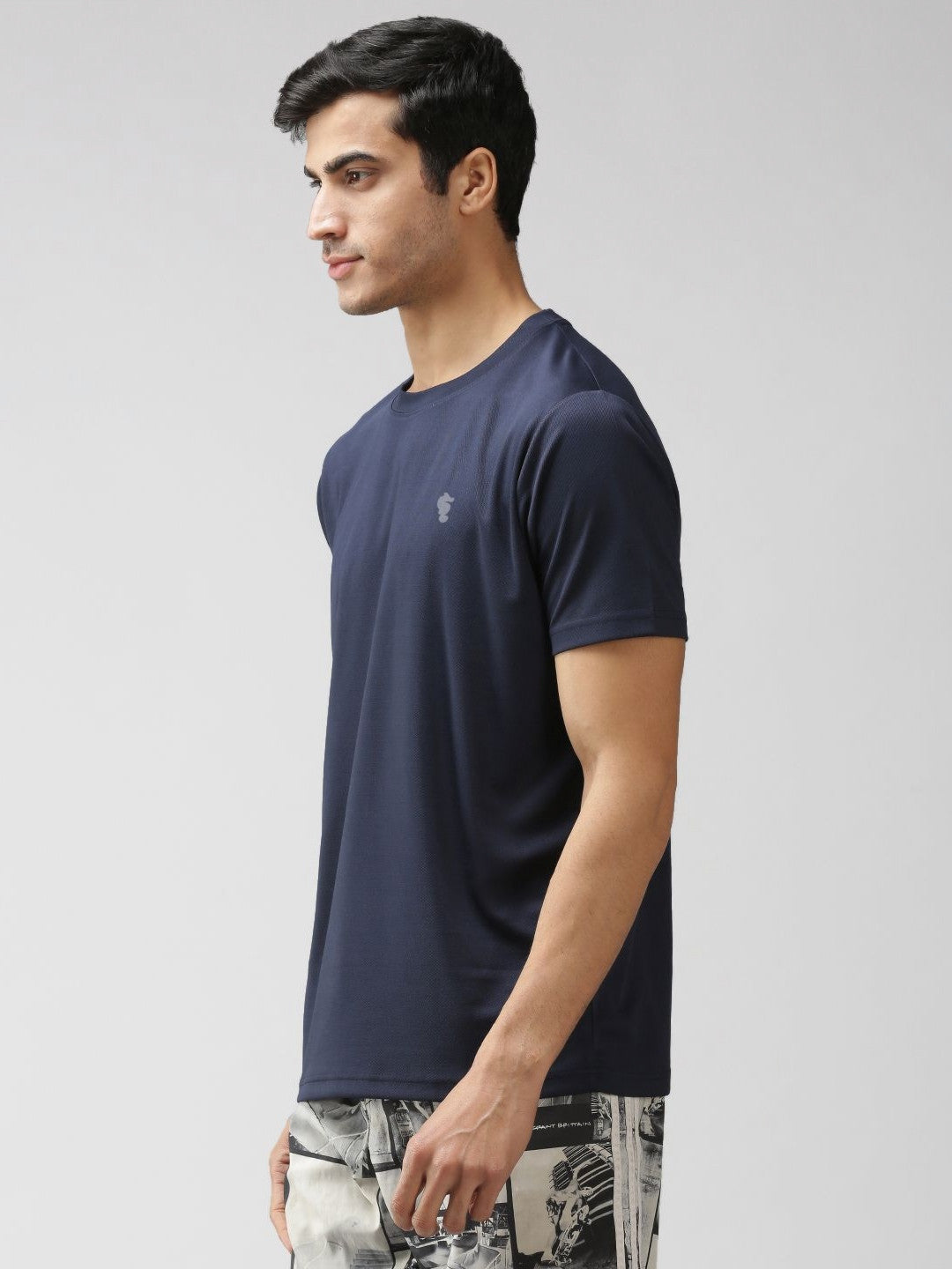 Men’s Round Neck T-Shirt – Regular Fit Casual Half Sleeve Cotton Tee