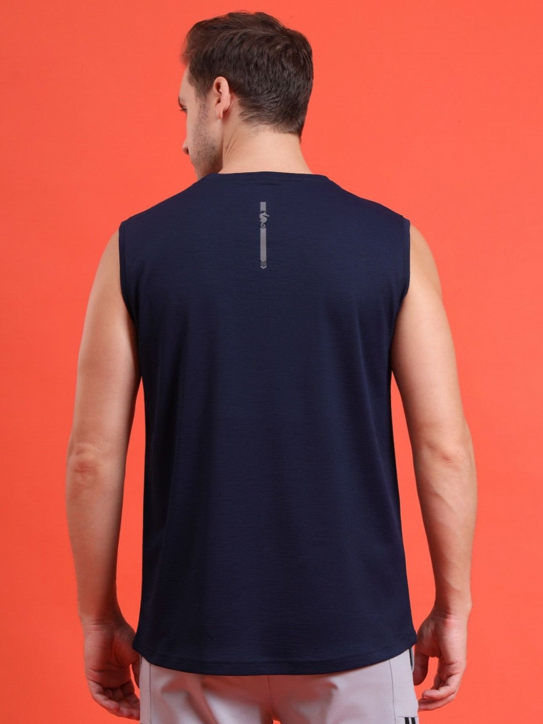 Men’s Dri-Fit Sleeveless Round Neck Slim Fit T-Shirt