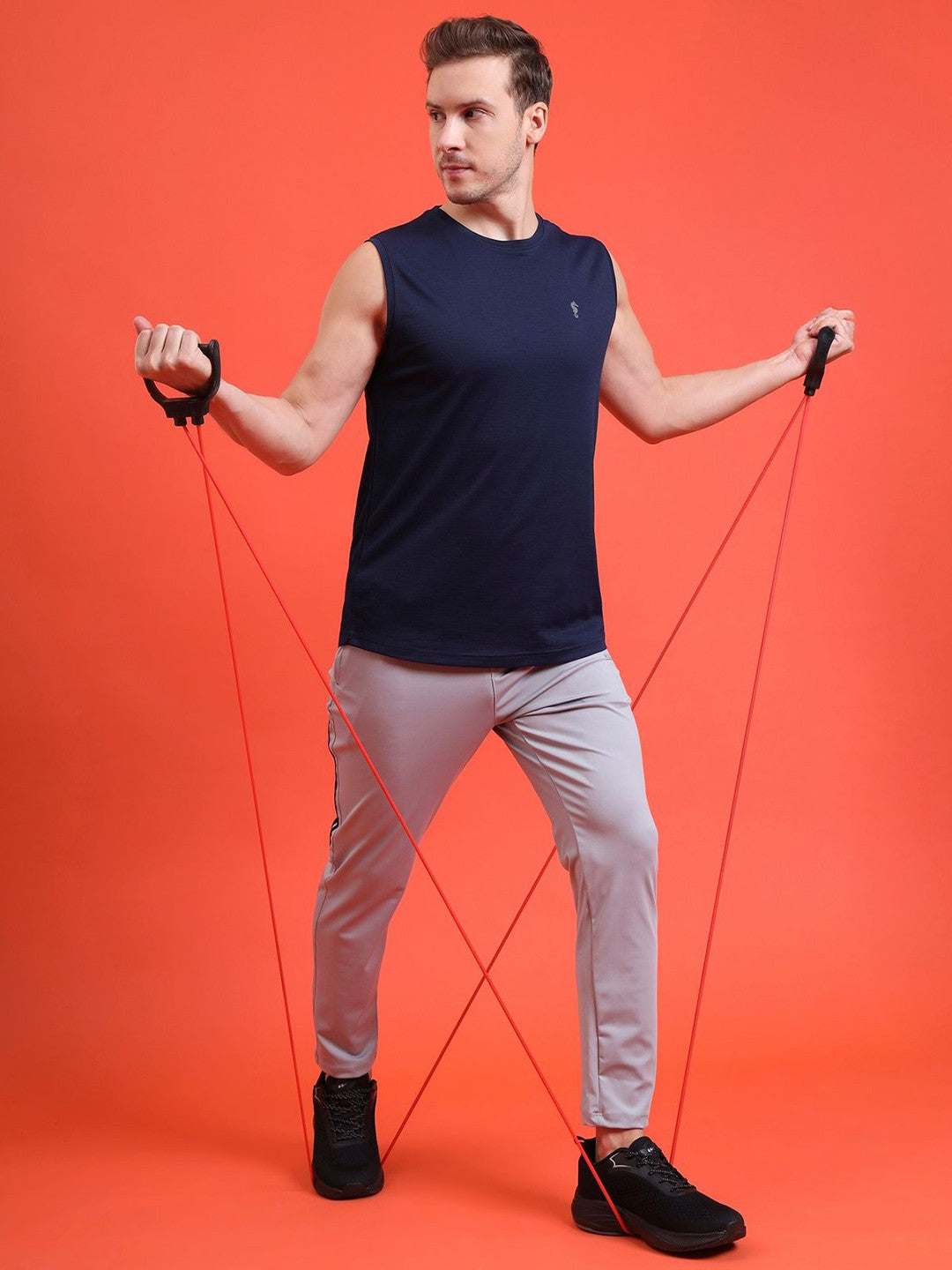 Men’s Dri-Fit Sleeveless Round Neck Slim Fit T-Shirt