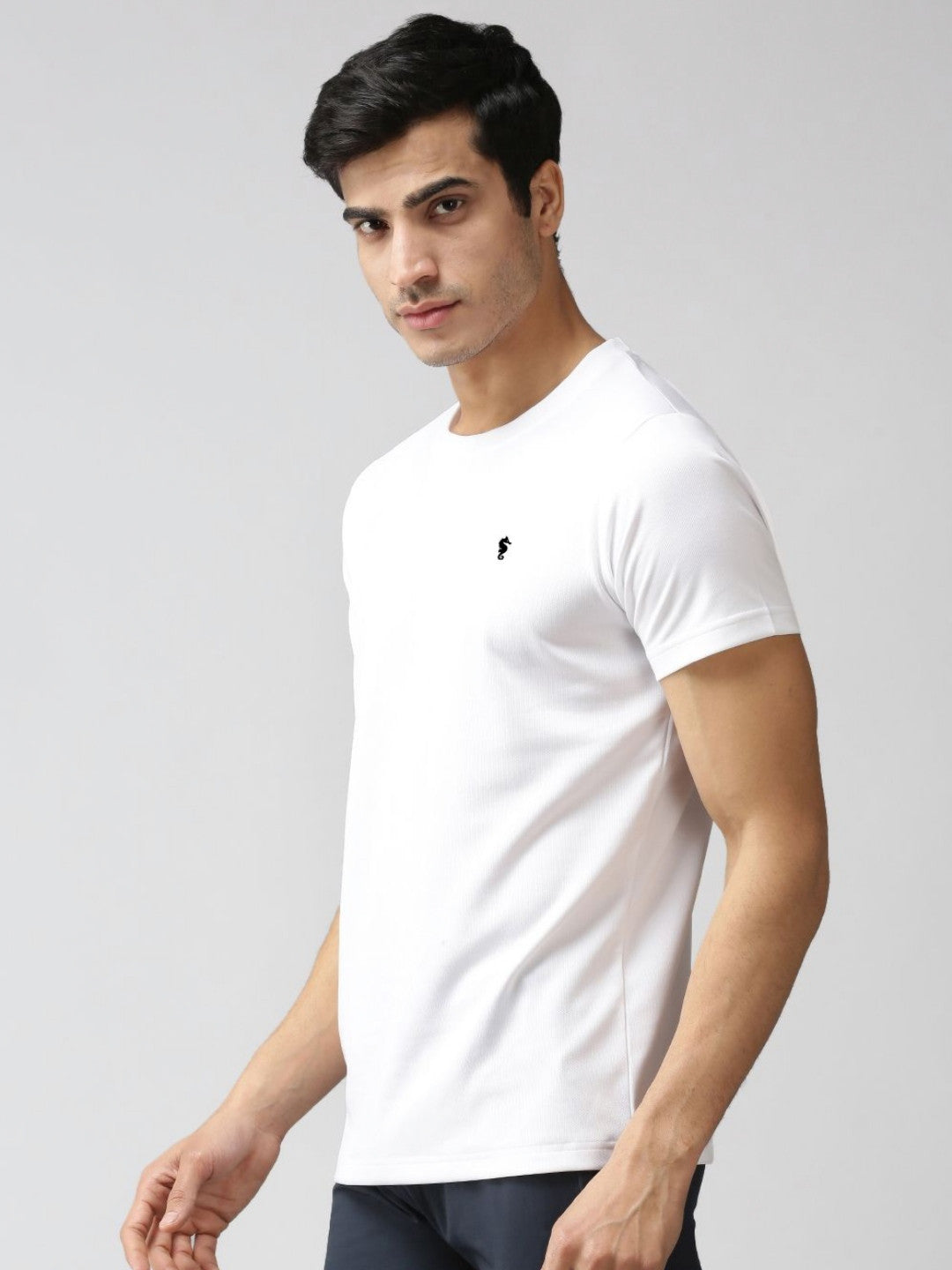 Men’s Round Neck T-Shirt – Regular Fit Casual Half Sleeve Cotton Tee