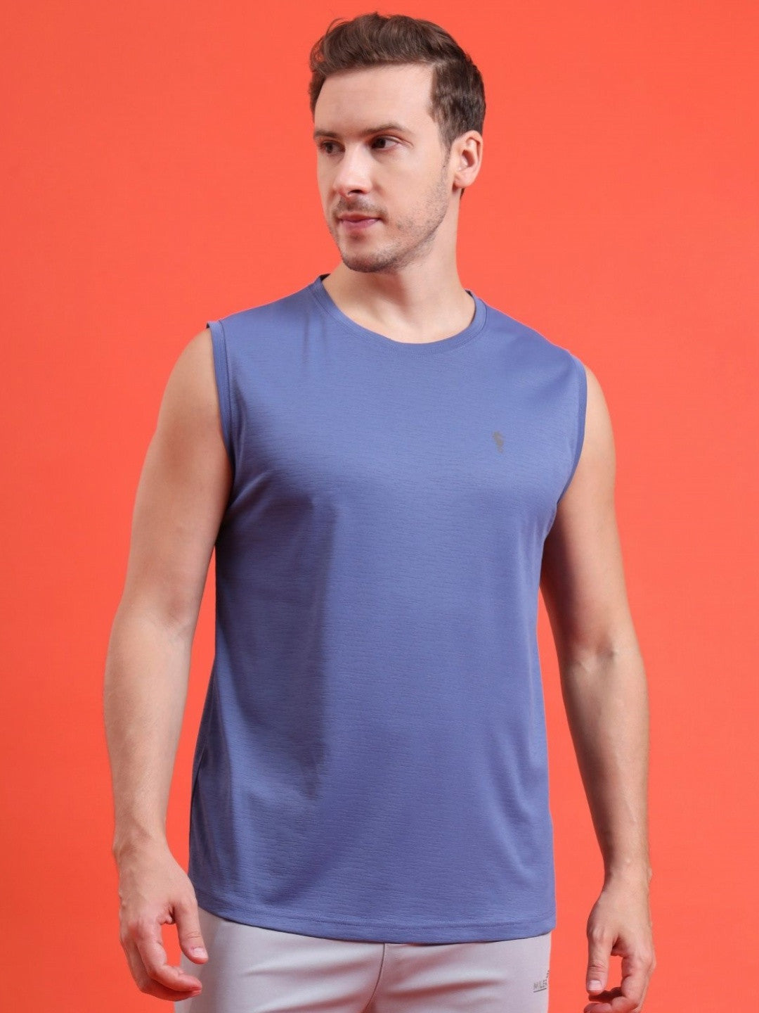 Men’s Dri-Fit Sleeveless Round Neck Slim Fit T-Shirt