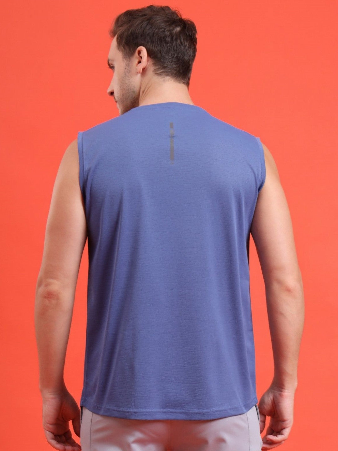 Men’s Dri-Fit Sleeveless Round Neck Slim Fit T-Shirt