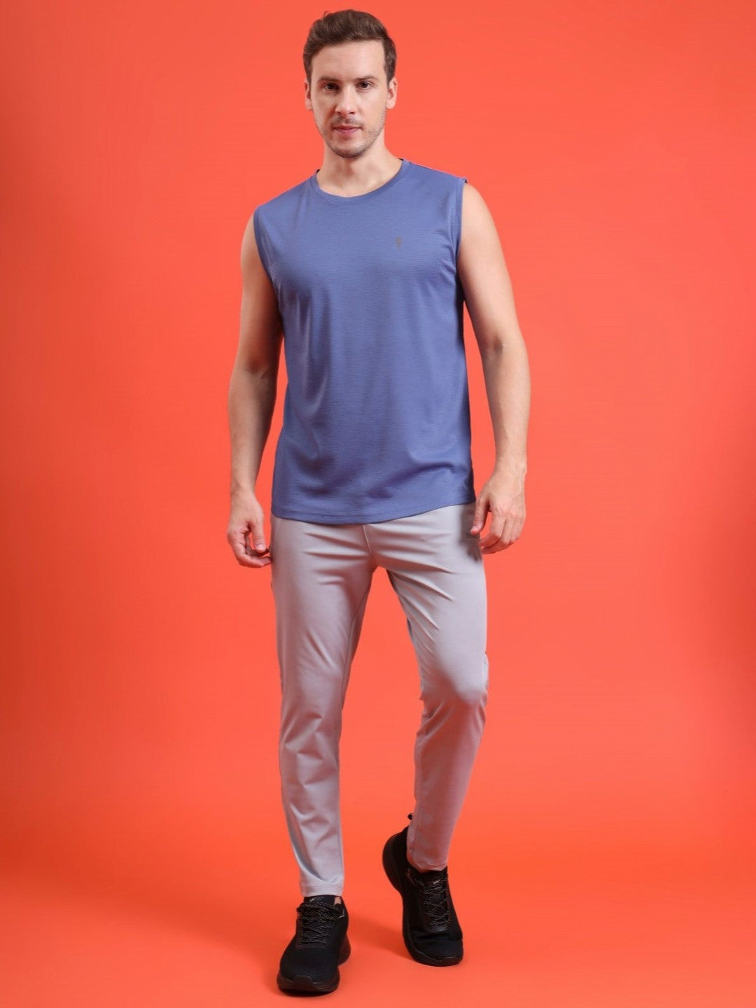 Men’s Dri-Fit Sleeveless Round Neck Slim Fit T-Shirt