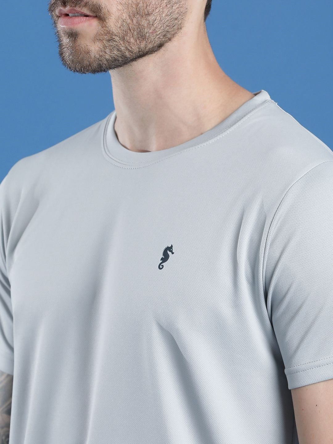 Men’s Round Neck T-Shirt – Regular Fit Casual Half Sleeve Cotton Tee