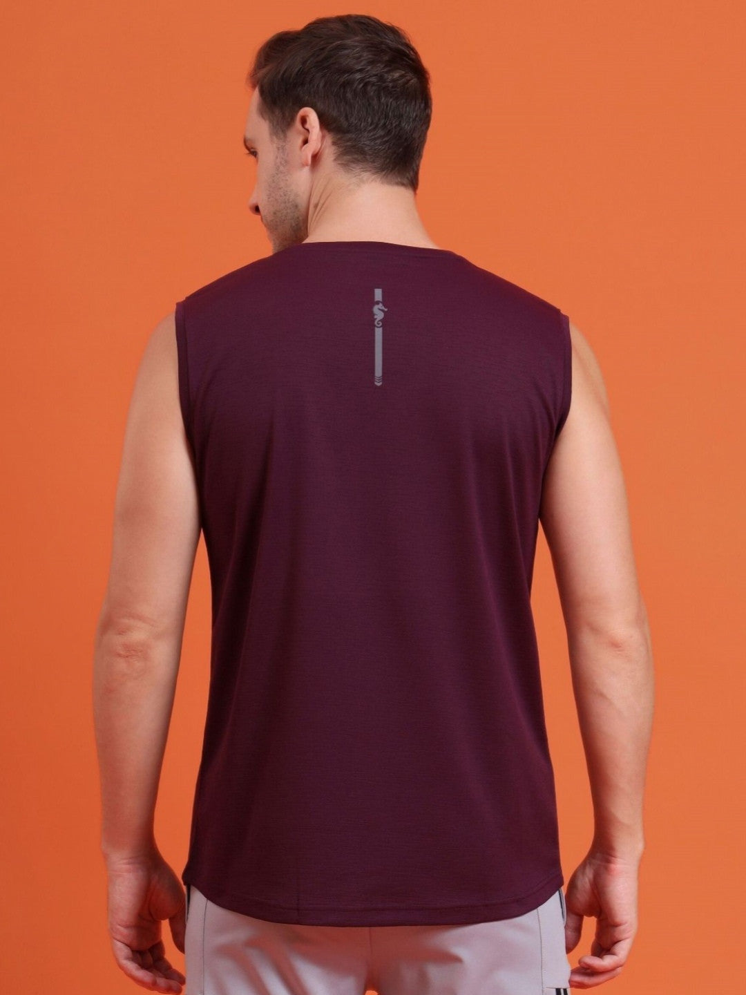 Men’s Dri-Fit Sleeveless Round Neck Slim Fit T-Shirt