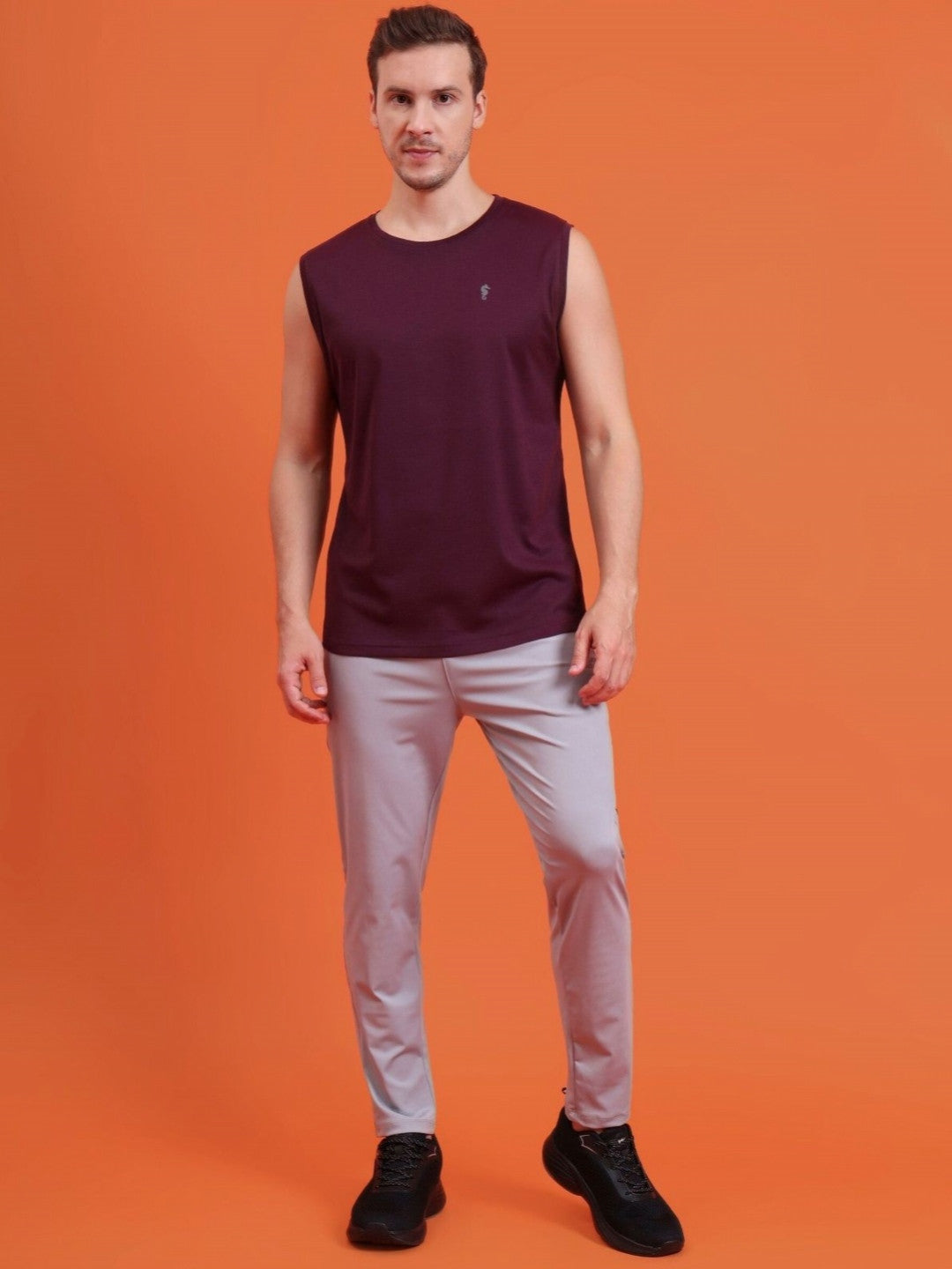 Men’s Dri-Fit Sleeveless Round Neck Slim Fit T-Shirt
