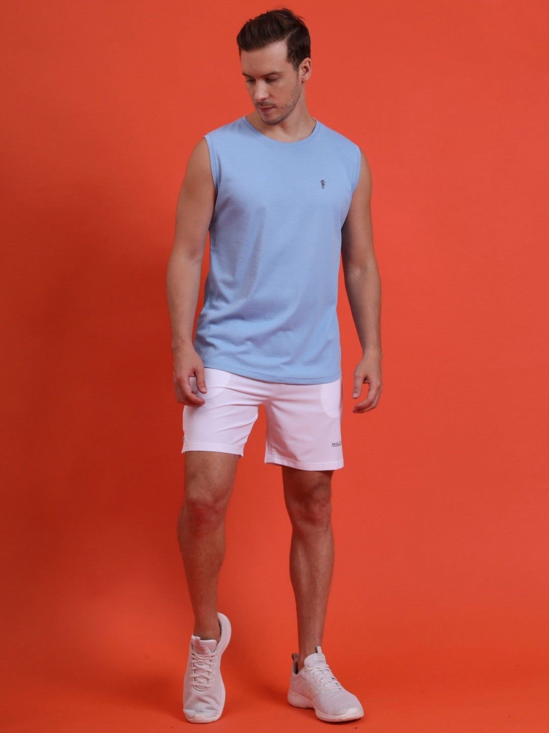Men’s Dri-Fit Sleeveless Round Neck Slim Fit T-Shirt